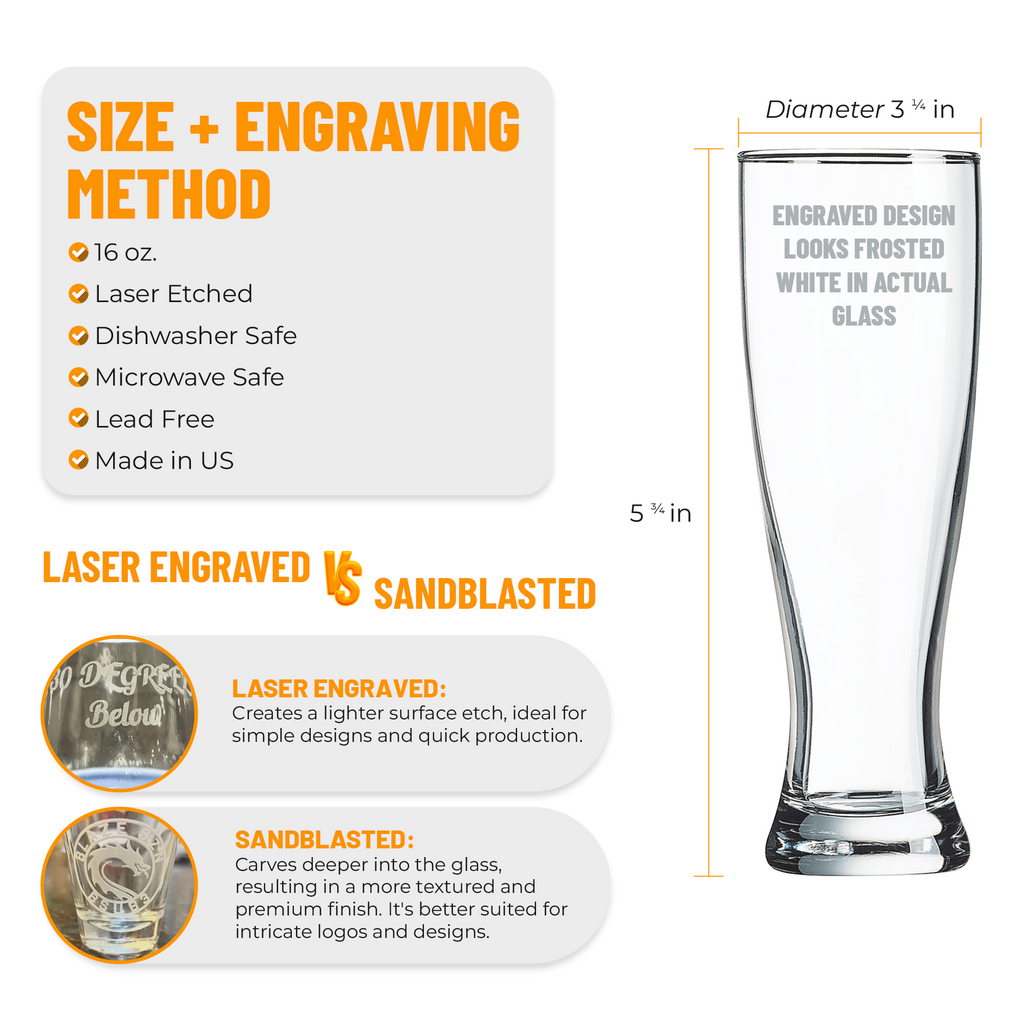 glass product engraving infographic