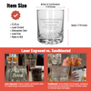 laser engraved vs sand blasted infographic