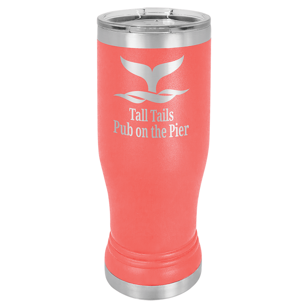 coral pilsner tumbler