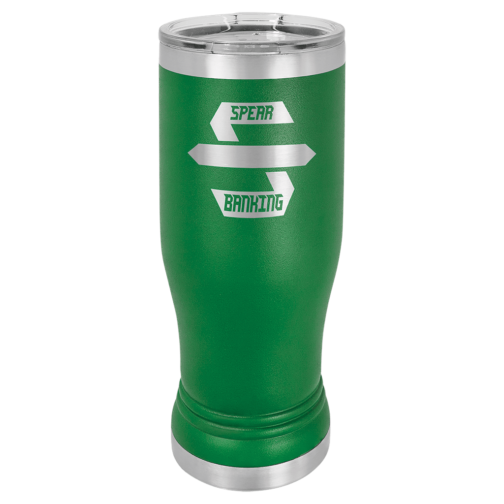 green pilsner tumbler