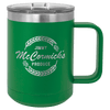 green coffee mug tumbler