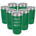 Set of 7 - 20 oz Custom Engraved Ringneck Tumblers