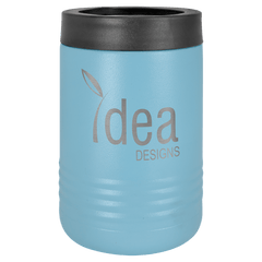 light blue beverage holder