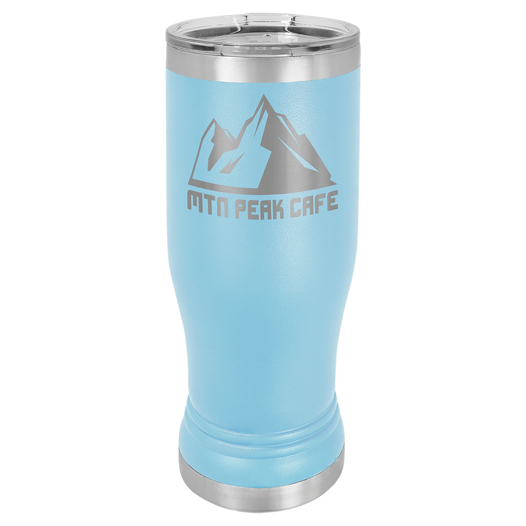 light blue pilsner tumbler