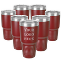 Set of 7 - 30 oz Custom Engraved Ringneck Tumblers