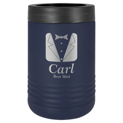 navy blue beverage holder