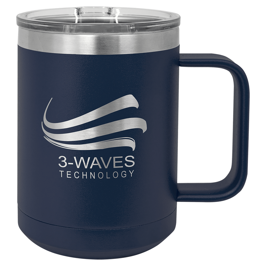 navy blue coffee mug tumbler