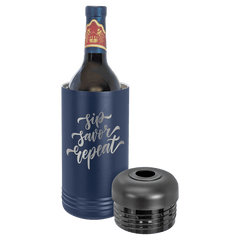 navy blue wine chiller