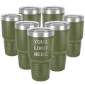 Set of 7 - 30 oz Custom Engraved Ringneck Tumblers