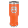 orange pilsner tumbler