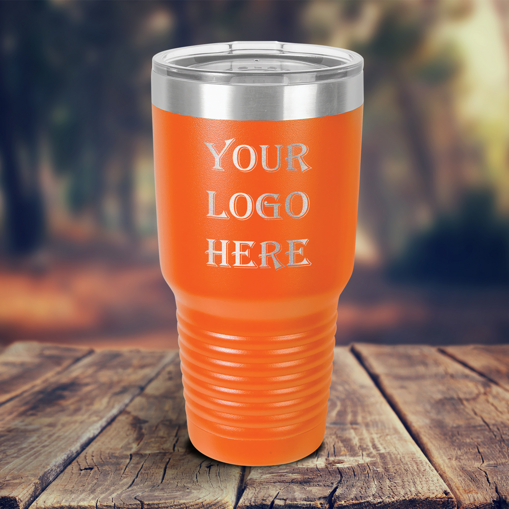 orange tumbler
