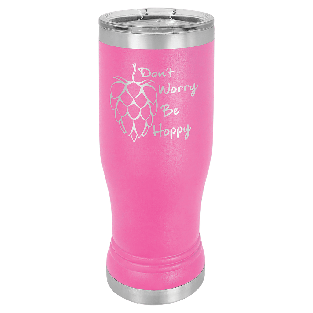 pink pilsner tumbler