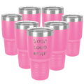 Set of 7 - 30 oz Custom Engraved Ringneck Tumblers