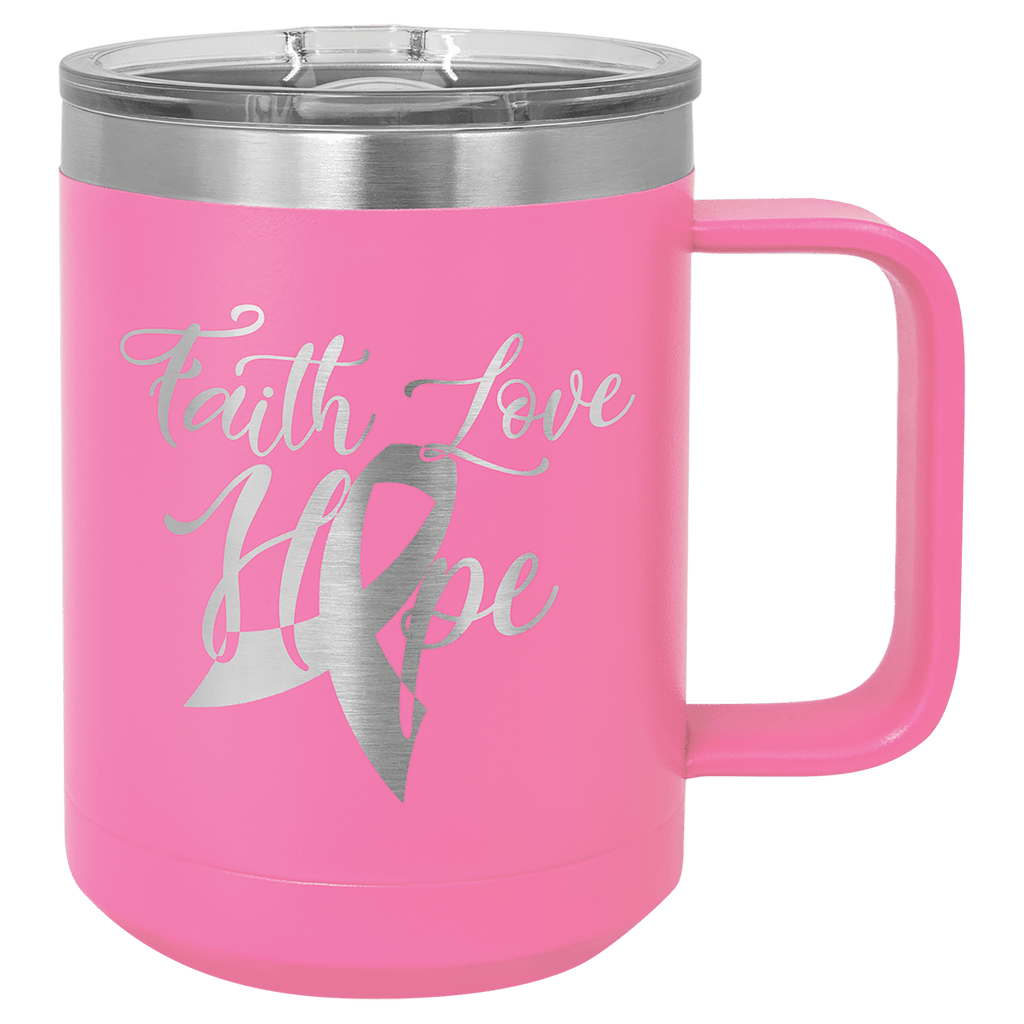 pink coffee mug tumbler