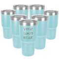 Set of 7 - 30 oz Custom Engraved Ringneck Tumblers