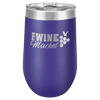purple stemless wine tumbler
