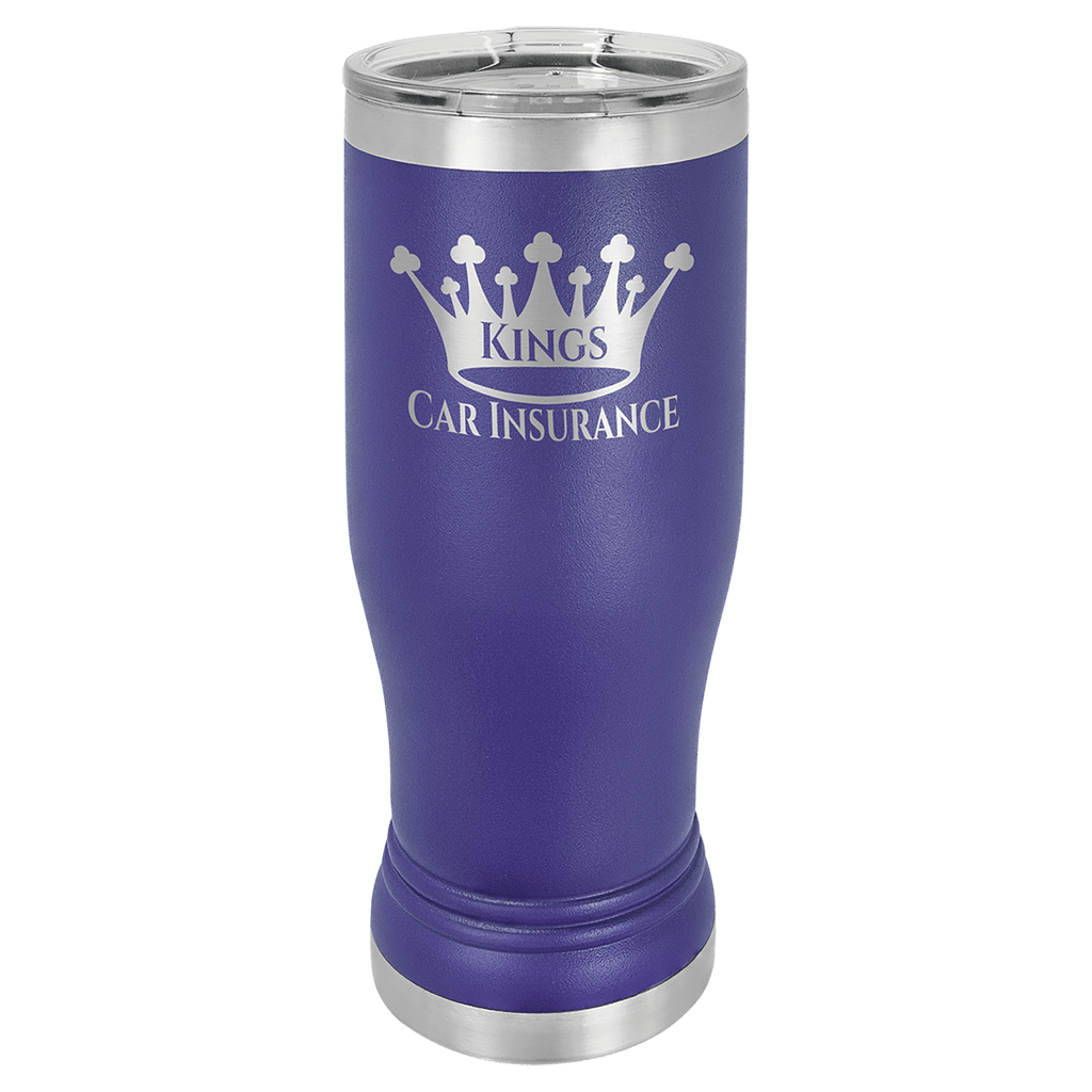 purple pilsner tumbler
