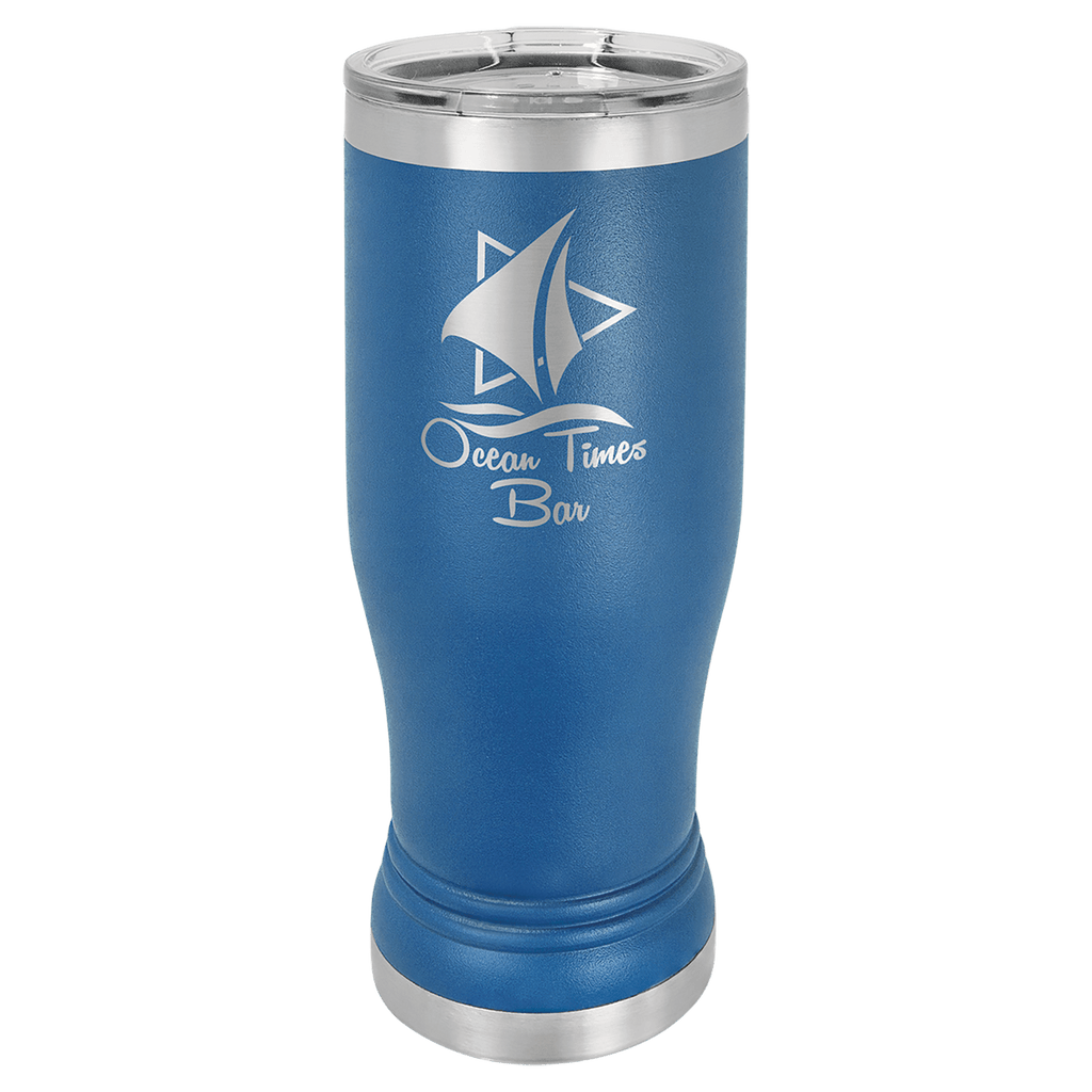 royal blue pilsner tumbler