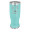 teal pilsner tumbler