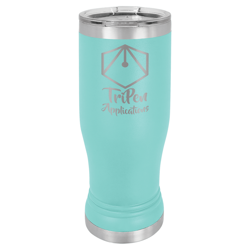 teal pilsner tumbler