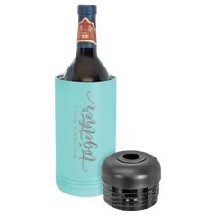 teal wine chiller