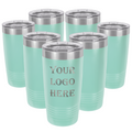 Set of 7 - 20 oz Custom Engraved Ringneck Tumblers