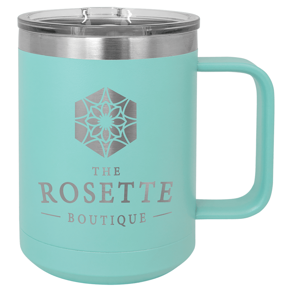 teal coffee mug tumbler