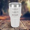 white tumbler