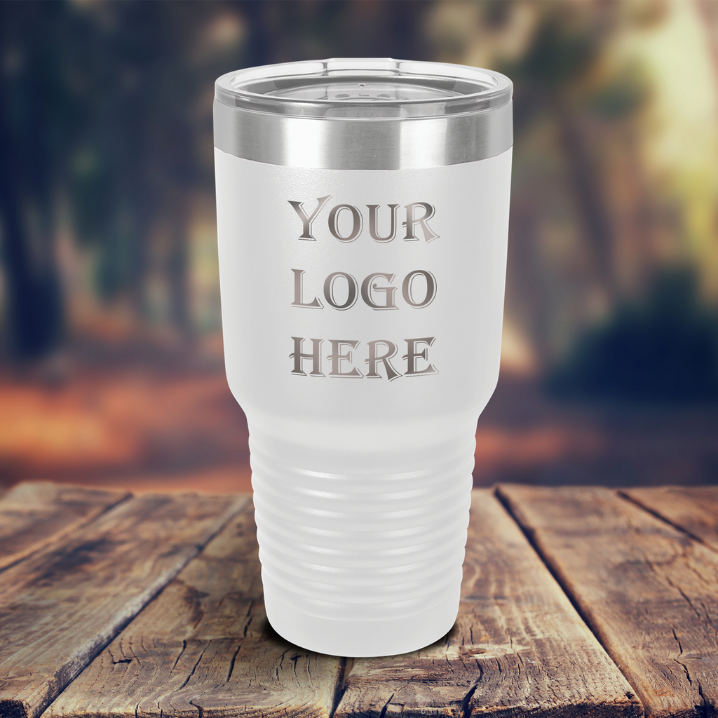 white tumbler