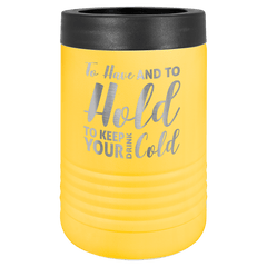 yellow beverage holder