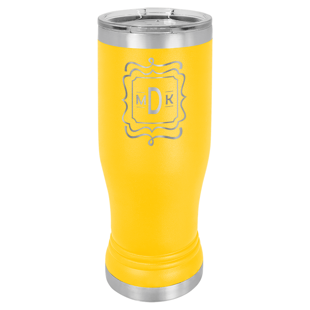 yellow pilsner tumbler