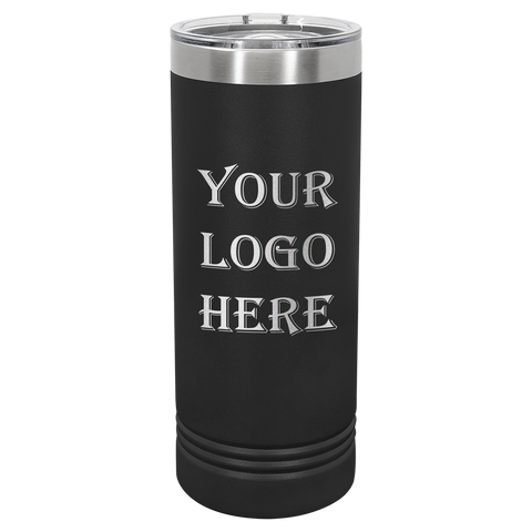 22 oz Custom Engraved Skinny Tumblers w/ Exclusive Bulk Wholesale Pricing