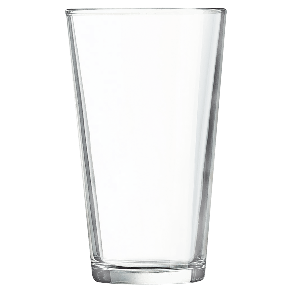 blank glass cup