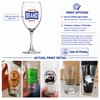 10.5oz Custom Wine Glass, Bulk Logo Gifts for Business Branding and Events