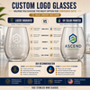 Engraved 15oz Stemless Wine Glasses