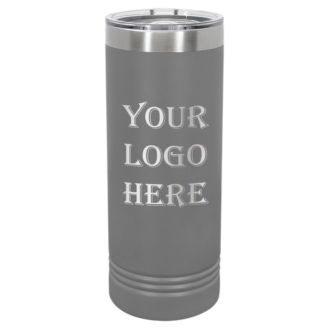 22 oz Custom Engraved Skinny Tumblers w/ Exclusive Bulk Wholesale Pricing