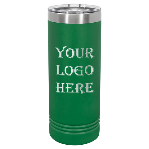 22 oz Custom Engraved Skinny Tumblers w/ Exclusive Bulk Wholesale Pricing