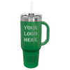 green travel mug