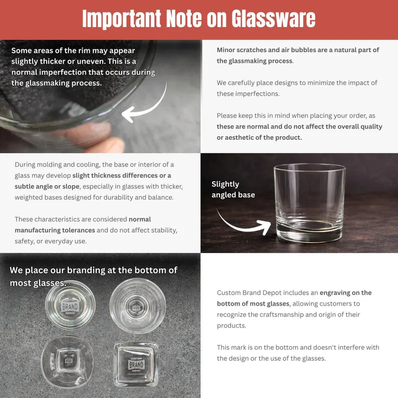 11oz. Square Rocks Glasses in Gift Box Set of 4