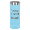 light blue tumbler