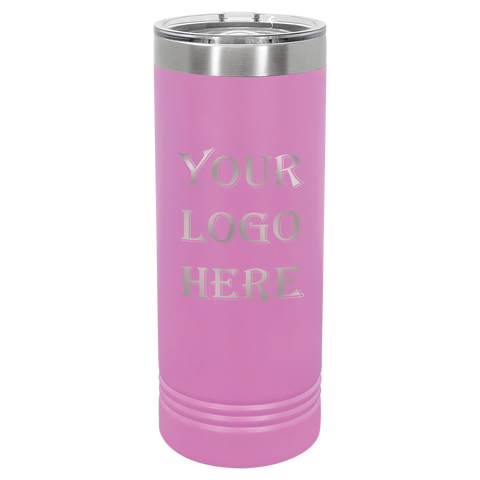 22 oz Custom Engraved Skinny Tumblers w/ Exclusive Bulk Wholesale Pricing