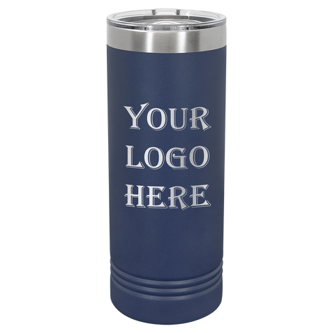 22 oz Custom Engraved Skinny Tumblers w/ Exclusive Bulk Wholesale Pricing