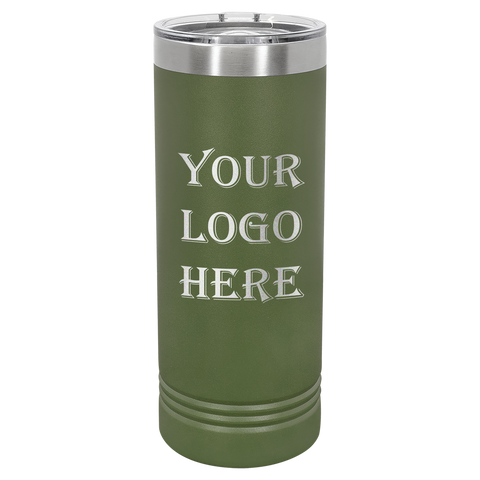 22 oz Custom Engraved Skinny Tumblers w/ Exclusive Bulk Wholesale Pricing