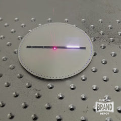 4" x 4" Square Laserable Leatherette Bottle Opener Coaster with Exclusive Bulk Wholesale Pricing