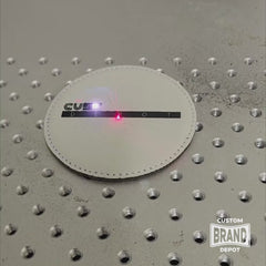 4" Round Leatherette 6-Coaster Set with Exclusive Bulk Wholesale Pricing