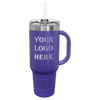purple travel mug