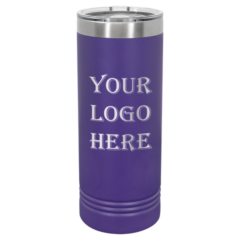 22 oz Custom Engraved Skinny Tumblers w/ Exclusive Bulk Wholesale Pricing