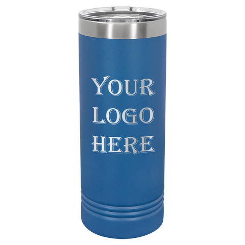 22 oz Custom Engraved Skinny Tumblers w/ Exclusive Bulk Wholesale Pricing