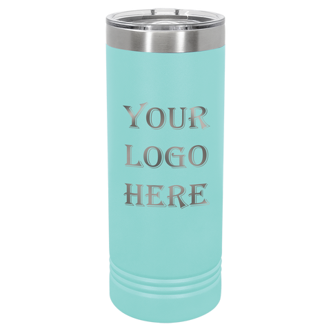 22 oz Custom Engraved Skinny Tumblers w/ Exclusive Bulk Wholesale Pricing