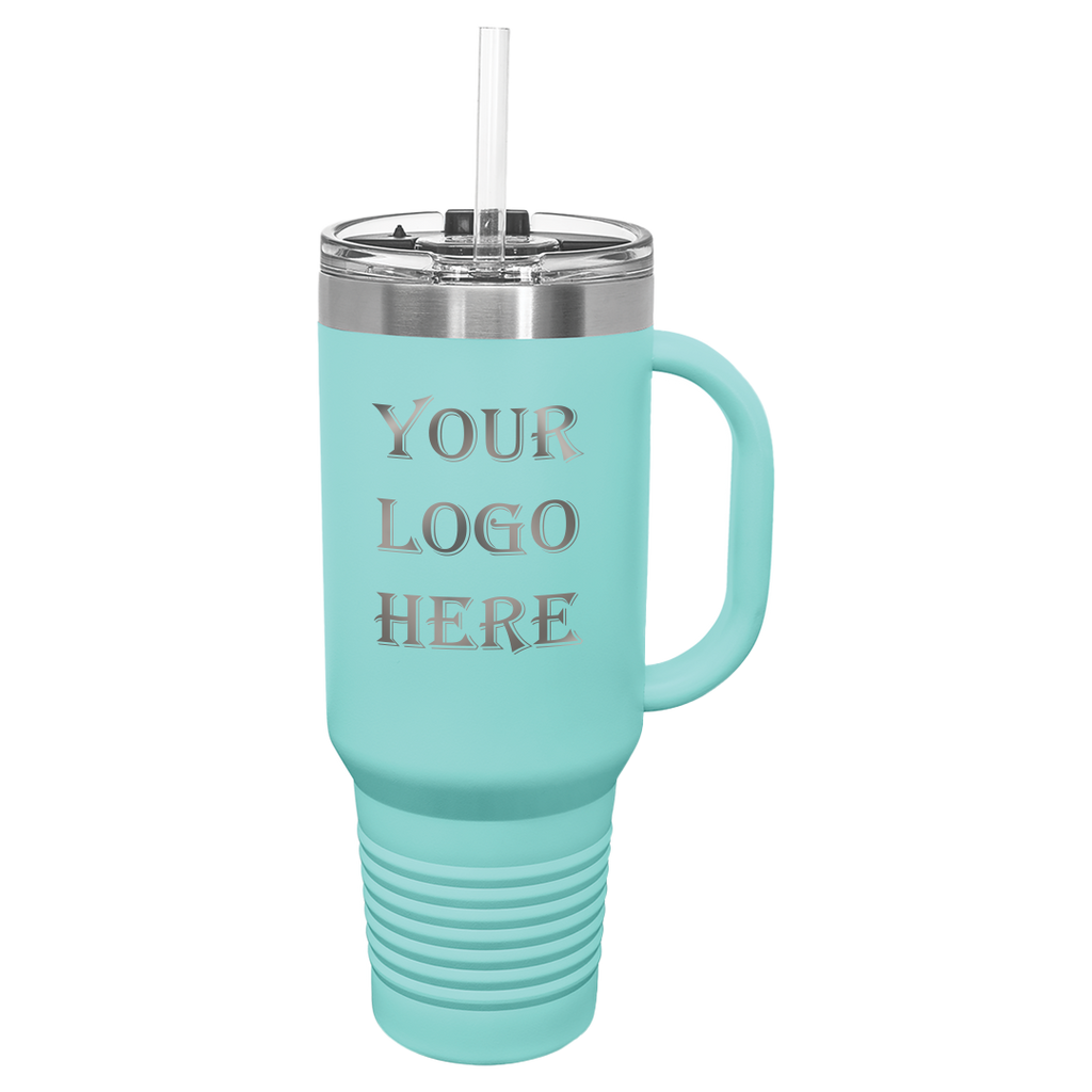 teal travel mug